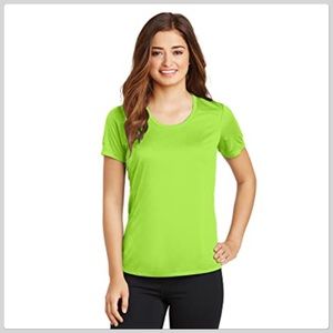 Champion  Green Lime Dri-Fit Tee Size Medium HP